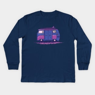 van life is always cool Kids Long Sleeve T-Shirt